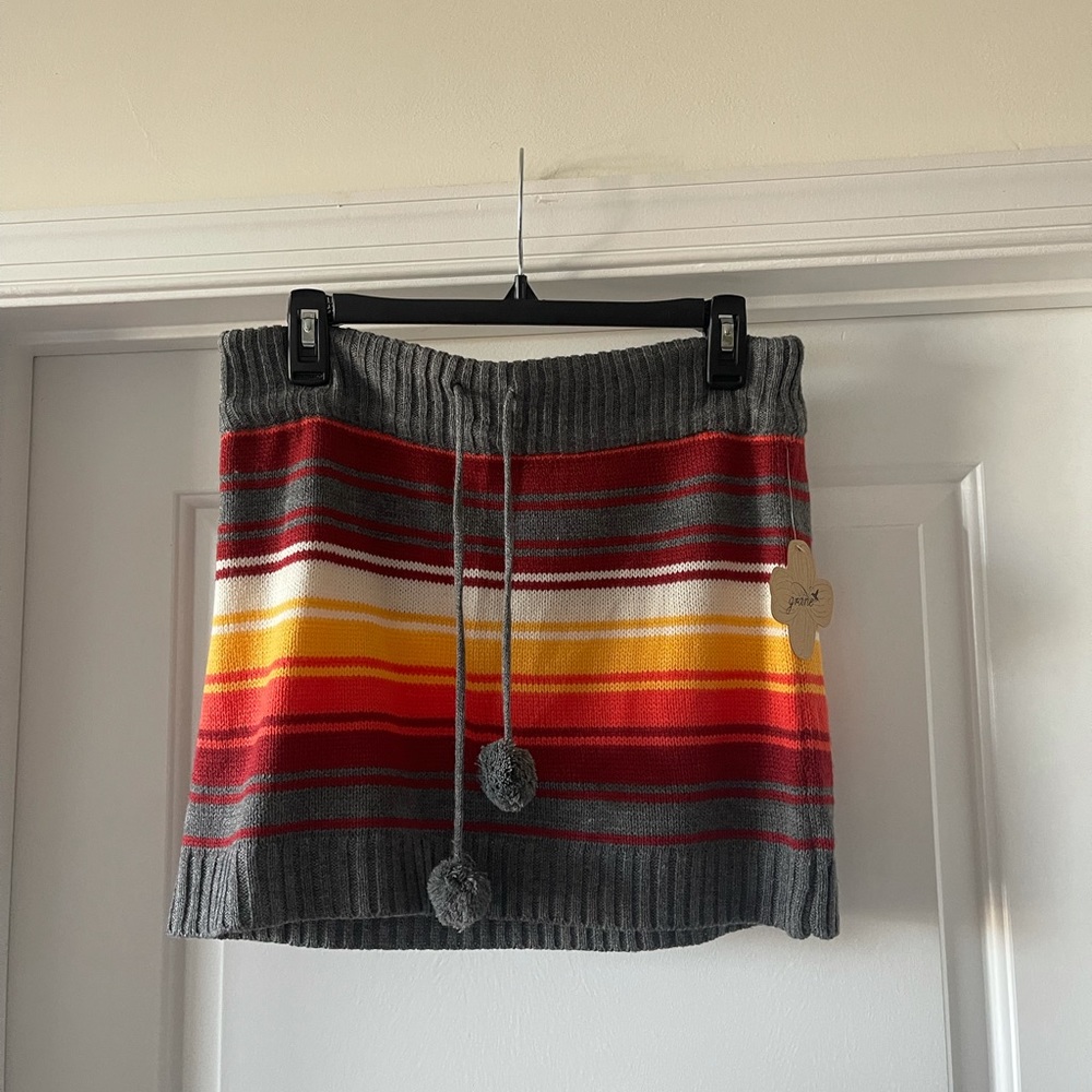 Junior girls knit mini skirt